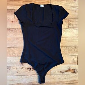 Free People Square Neck Bodysuit, S.